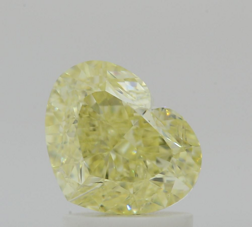 2.01 carat Fancy Yellow-SI2 Natūralus Heart Deimantas (1)