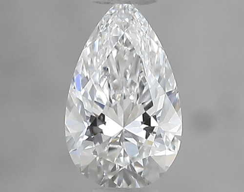 0.32 carat D-VVS1 Natūralus Pear Deimantas (1)