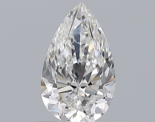 0.61 carat E-IF Natūralus Pear Deimantas (1)