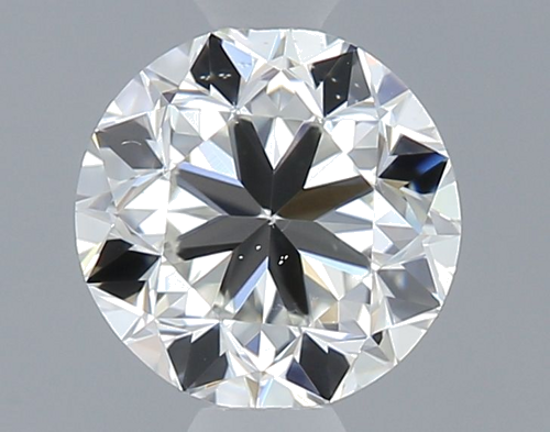 0.5 carat H-VS2 GD cut Natūralus Round Deimantas (1)
