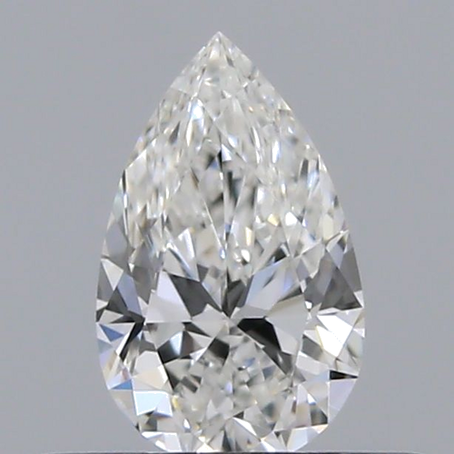 0.3 carat F-VVS2 Natūralus Pear Deimantas (1)