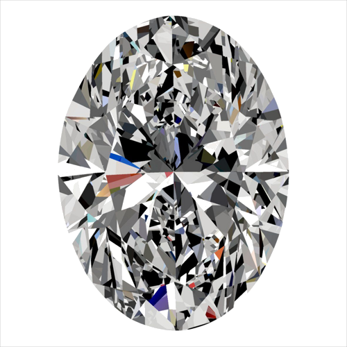 0.3 carat E-SI1 Natūralus Oval Deimantas (1)