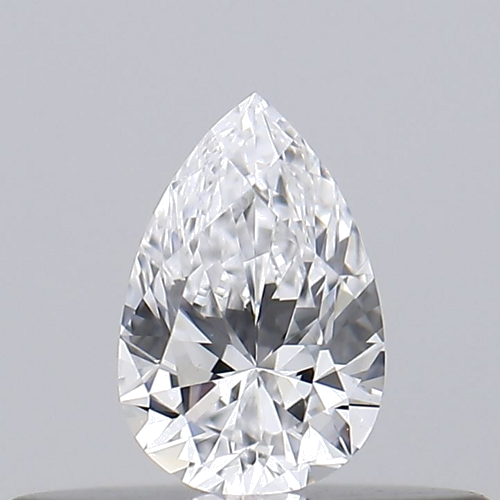 0.18 carat D-VVS2 Natūralus Pear Deimantas (1)