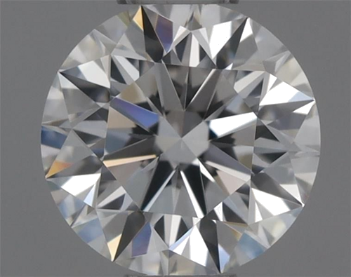 0.39 carat F-VVS1 Excellent cut Natūralus Round Deimantas (1)