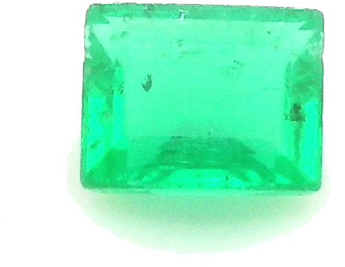 0.23 carat GREEN Baguette Smaragdas (1)