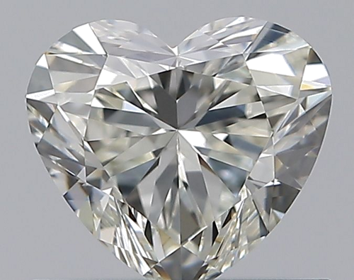 0.66 carat J-VS1 Natūralus Heart Deimantas (1)