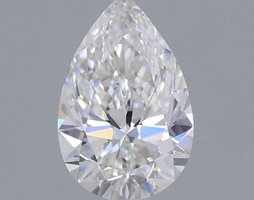 0.3 carat E-VVS2 Natūralus Pear Deimantas (1)