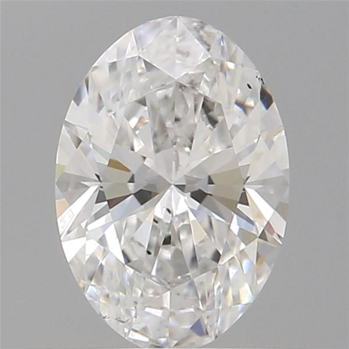 0.6 carat E-SI1 Natūralus Oval Deimantas (1)