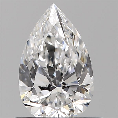 0.53 carat E-VVS1 Natūralus Pear Deimantas (1)