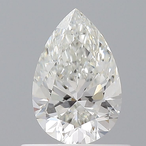 0.52 carat H-VS2 Natūralus Pear Deimantas (1)