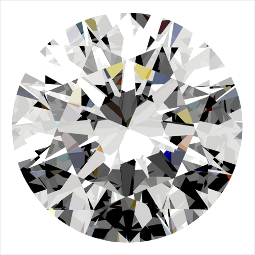 0.32 carat F-VS2 Excellent cut Natūralus Round Deimantas (1)