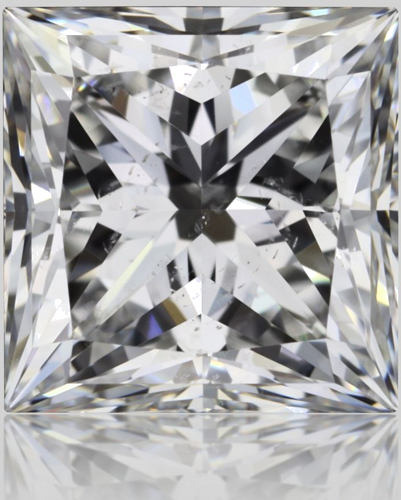 1.21 carat F-SI2 Natūralus Princess Deimantas (1)