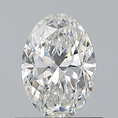 0.6 carat F-VVS2 Natūralus Oval Deimantas (1)