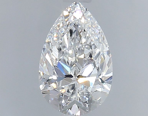 0.9 carat D-VS2 Natūralus Pear Deimantas (1)