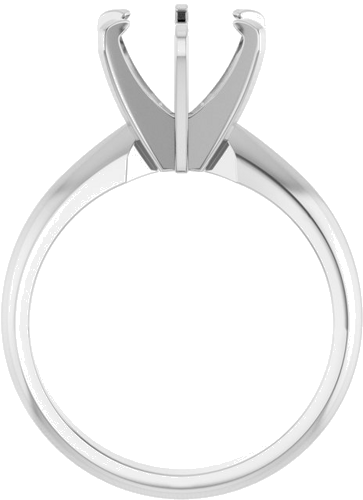 Sužadėtuvių Žiedas „Heavyweight Solitaire“ 14k white gold Round 8mm (2)