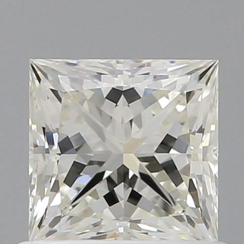 0.71 carat J-VVS1 Natūralus Princess Deimantas (1)