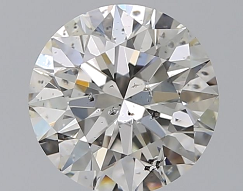 2.01 carat H-SI2 Excellent cut Natūralus Round Deimantas (1)