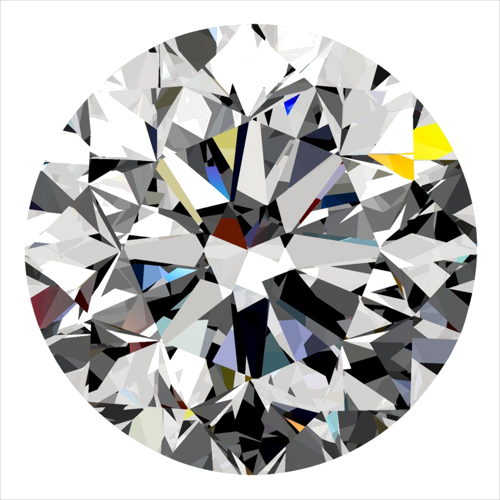 0.3 carat E-VS2 GD cut Natūralus Round Deimantas (1)