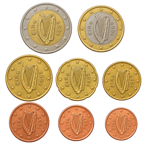 2002 Airija Euro monetų rinkinys (1)