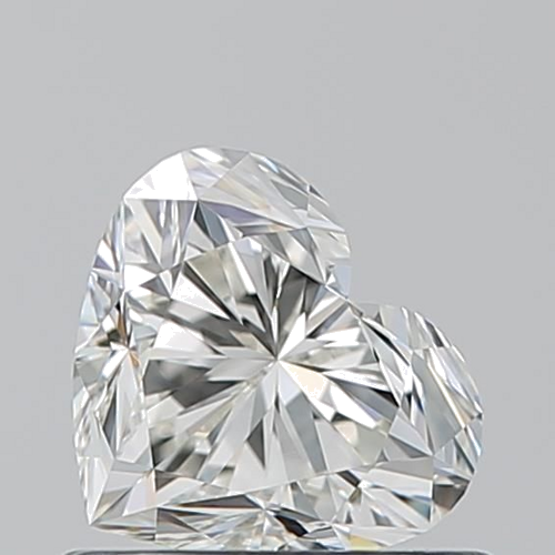 0.71 carat J-VVS1 Natūralus Heart Deimantas (1)
