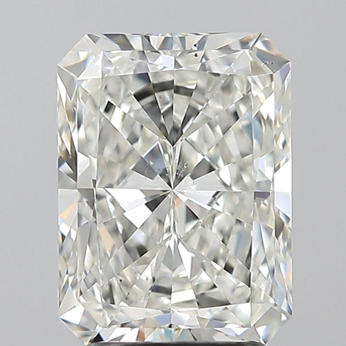 3.02 carat I-SI1 Natūralus Radiant Deimantas (1)