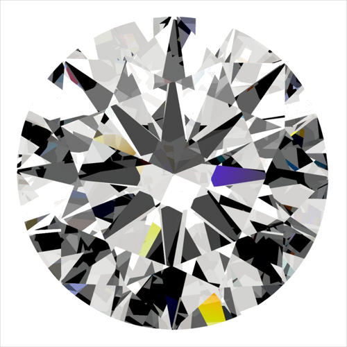 0.3 carat G-SI2 Very Good cut Natūralus Round Deimantas (1)