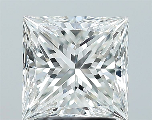 2.01 carat G-VVS2 Natūralus Princess Deimantas (1)