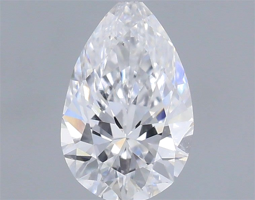 0.53 carat E-SI1 Natūralus Pear Deimantas (1)