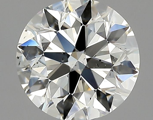 0.9 carat J-SI2 Excellent cut Natūralus Round Deimantas (1)