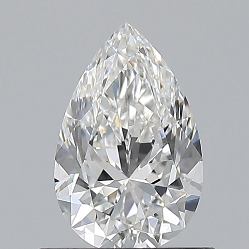 0.7 carat F-IF Natūralus Pear Deimantas (1)