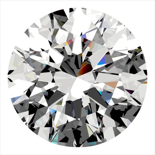 0.4 carat E-VS1 Very Good cut Natūralus Round Deimantas (1)