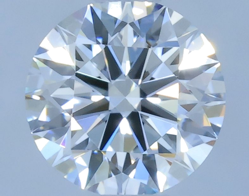 0.43 carat F-VVS1 Excellent cut Natūralus Round Deimantas (1)
