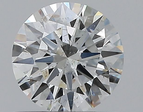 0.55 carat G-SI2 Excellent cut Natūralus Round Deimantas (1)