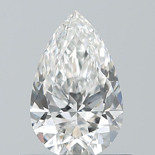 0.62 carat F-VS1 Natūralus Pear Deimantas (1)