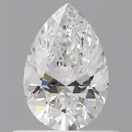 0.5 carat D-VVS2 Natūralus Pear Deimantas (1)