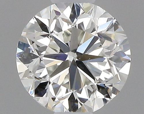 0.5 carat I-VS2 Fair cut Natūralus Round Deimantas (1)