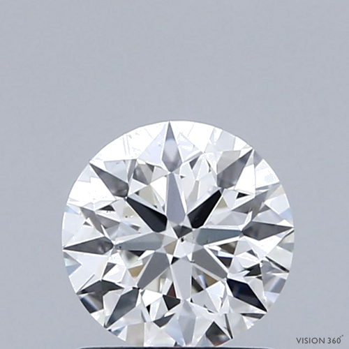 1.01 carat I-SI1 Excellent cut Natūralus Round Deimantas (1)