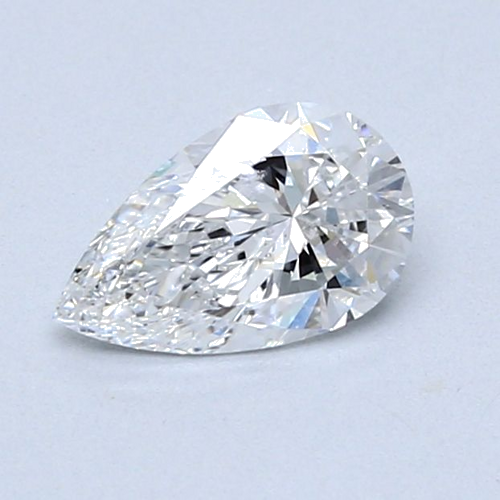 0.7 carat D-SI1 Natūralus Pear Deimantas (1)