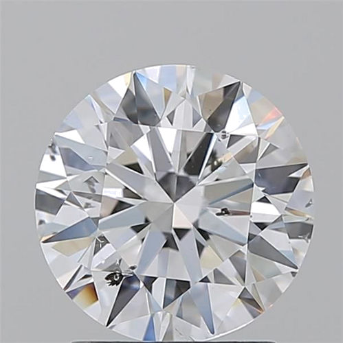 2.01 carat D-SI2 Excellent cut Natūralus Round Deimantas (1)