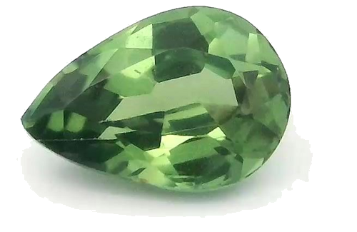 0.56 carat GREEN Pear Safyras (1)