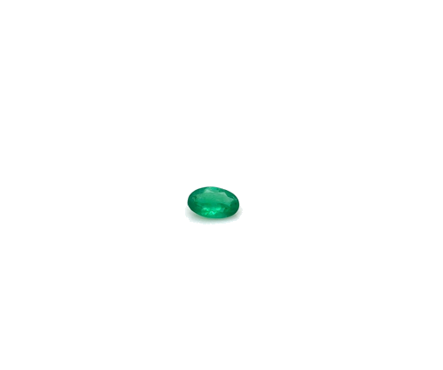 0.32 carat GREEN Oval Smaragdas (1)
