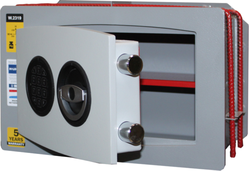 Wall-mounted safe W2319E LEFT SIDE (15 kg) (2)