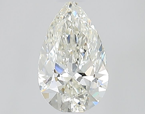 0.5 carat I-VVS2 Natūralus Pear Deimantas (1)
