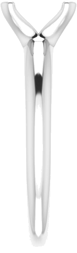 Sužadėtuvių Žiedas „Solitaire“ 585 Baltojo Aukso Oval 9mm x 7mm (4)