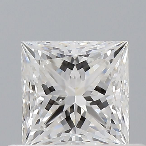 0.56 carat F-SI1 Natūralus Princess Deimantas (1)