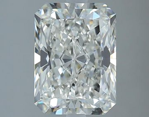 2.5 carat H-SI1 Natūralus Radiant Deimantas (1)