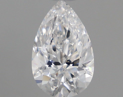 0.71 carat D-VS2 Natūralus Pear Deimantas (1)