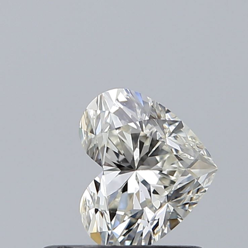 0.62 carat J-VVS2 Natūralus Heart Deimantas (1)