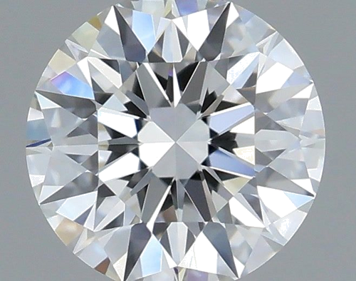 0.56 carat F-VVS1 Excellent cut Natūralus Round Deimantas (1)