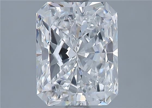 2.02 carat D-VS2 Natūralus Radiant Deimantas (1)
